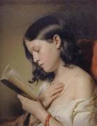 EYBL, Franz Girl Reading France oil painting reproduction
